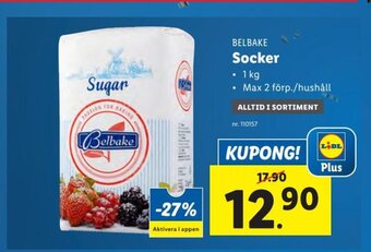 Lidl BELBAKE Socker erbjuda