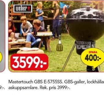 Bo Ohlsson Weber klotgrill erbjuda