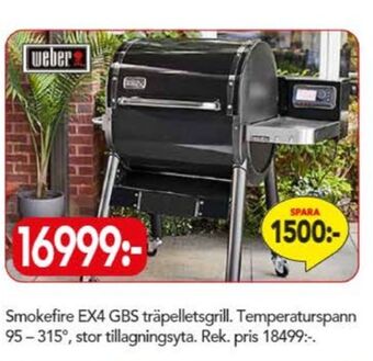 Bo Ohlsson Weber träpelletsgrill erbjuda