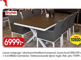 Bo Ohlsson Brafab utemöbler erbjuda