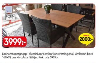 Bo Ohlsson Form living utemöbler erbjuda