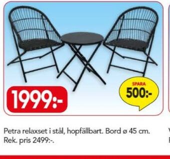 Bo Ohlsson Outfit utemöbler erbjuda