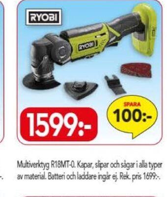 Bo Ohlsson Ryobi multiverktyg erbjuda