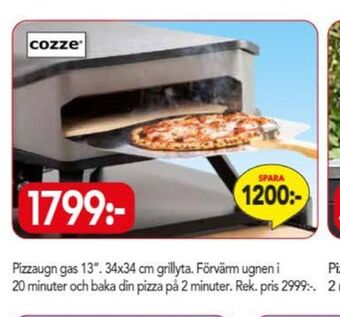 Bo Ohlsson Cozze pizzaugn erbjuda
