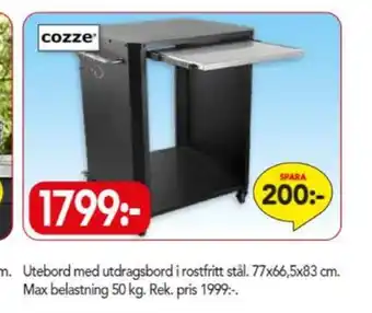 Bo Ohlsson Cozze utebord erbjuda