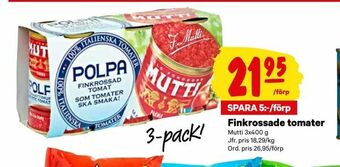 City Gross Finkrossade tomater erbjuda
