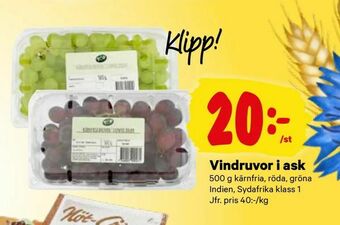 City Gross Vindruvor i ask erbjuda