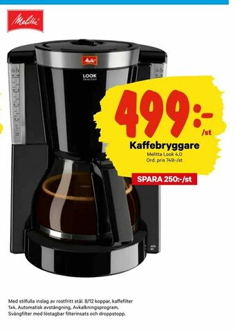 City Gross Kaffebryggare erbjuda