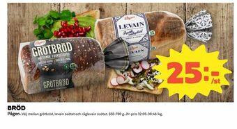 Coop Konsum Bröd erbjuda