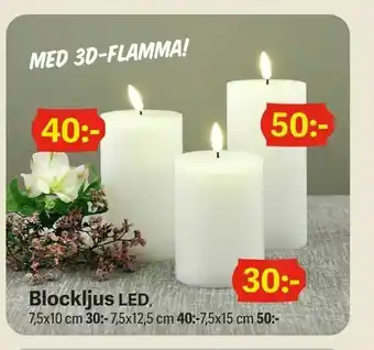 Blockljus LED