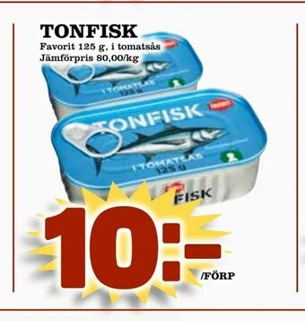 Matdax Tonfisk erbjuda