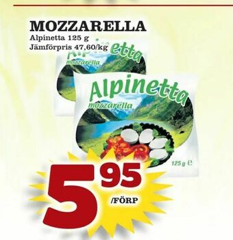 Matdax Mozzarella erbjuda