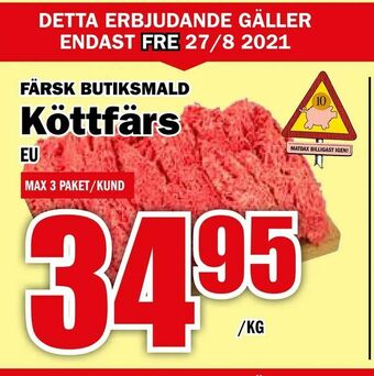 Matdax Köttfärs erbjuda