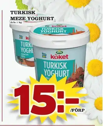 Turkisk meze yoghurt