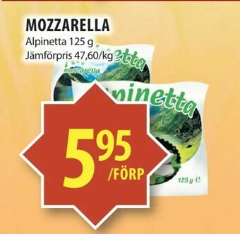 Matvärlden Tensta Mozzarella erbjuda