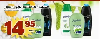 Matvärlden Tensta Deo • tvål • schampo • balsam erbjuda