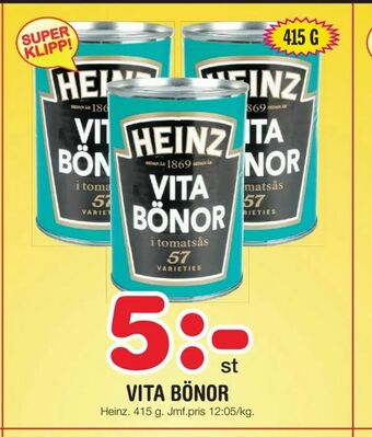 Nya Pulsen Vita bönor erbjuda