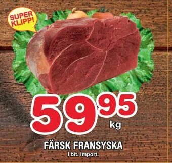 Nya Pulsen Färsk fransyska erbjuda
