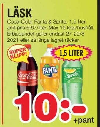 Nya Pulsen Läsk erbjuda