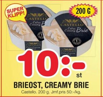 Nya Pulsen Brieost, creamy brie erbjuda