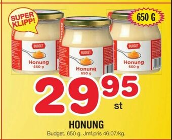 Nya Pulsen Honung erbjuda