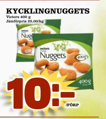 Nya Pulsen Kycklingnuggets erbjuda