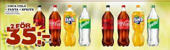 Nya Pulsen Coca cola • fanta • sprite erbjuda