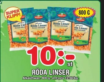 Nya Pulsen Röda linser erbjuda