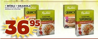 Nya Pulsen Müsli • granola erbjuda