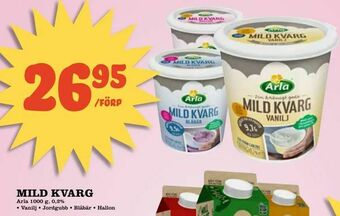 Nya Pulsen Mild kvarg erbjuda