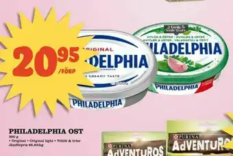 Nya Pulsen Philadelphia ost erbjuda
