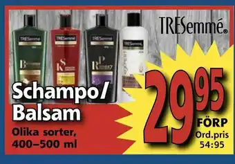 Supergrossen Schampo/ Balsam erbjuda