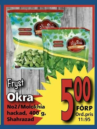 Supergrossen Okra erbjuda