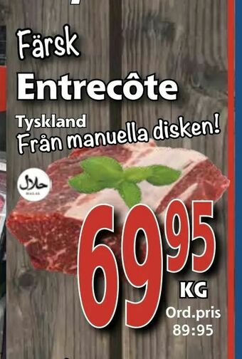 Supergrossen Entrecôte erbjuda