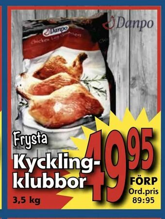 Supergrossen Kycklingklubbor erbjuda