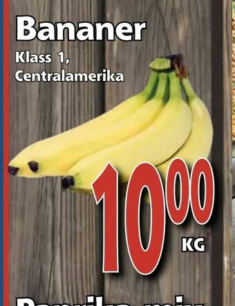 Supergrossen Bananer erbjuda