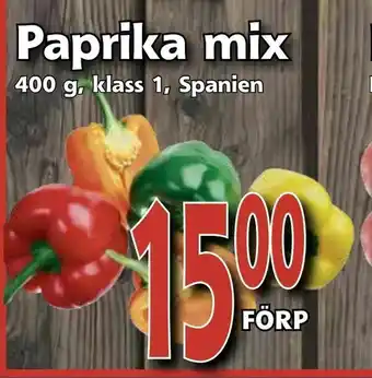Supergrossen Paprika mix erbjuda