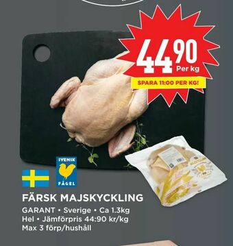 Willys Färsk majskyckling erbjuda
