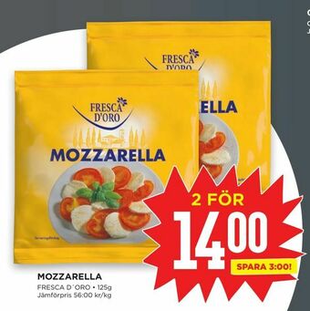 Willys Mozzarella erbjuda