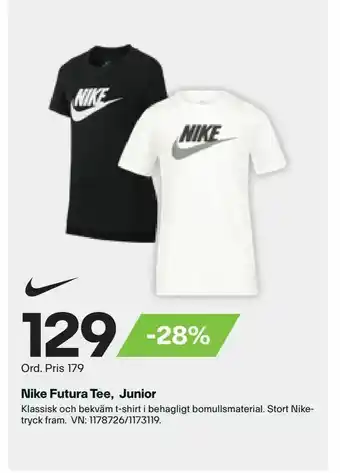 XXL Nike Futura Tee, Junior erbjuda