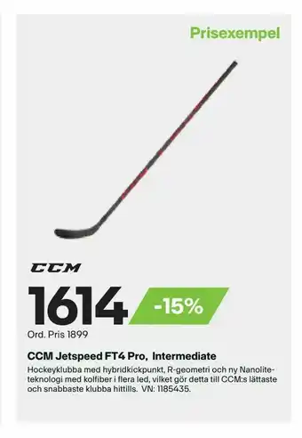 XXL CCM Jetspeed FT4 Pro, Intermediate erbjuda