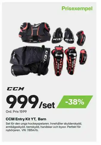 XXL CCM Entry Kit YT, Barn erbjuda