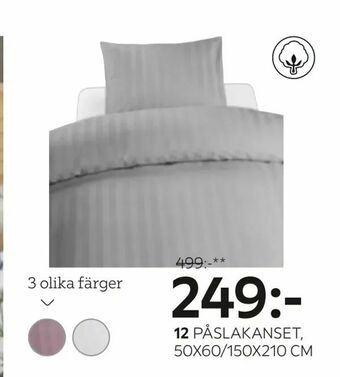 Påslakanset i bomull