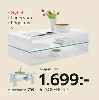 XXXLutz Soffbord erbjuda