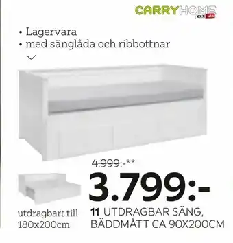 XXXLutz Utdragbar säng erbjuda