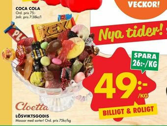 ÖoB Lösviktsgodis erbjuda
