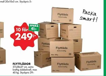 ÖoB Flyttlådor erbjuda