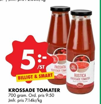 ÖoB Krossade tomater erbjuda