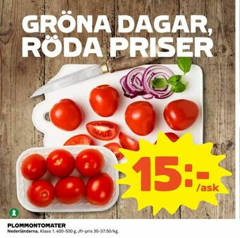 Coop Konsum Plommontomater erbjuda