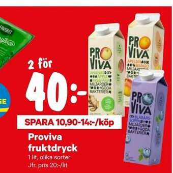 City Gross Proviva fruktdryck erbjuda